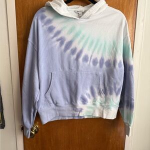 Wildfox Pastel Tie-Dye Hoodie Sweater